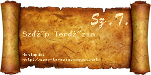 Szép Terézia névjegykártya